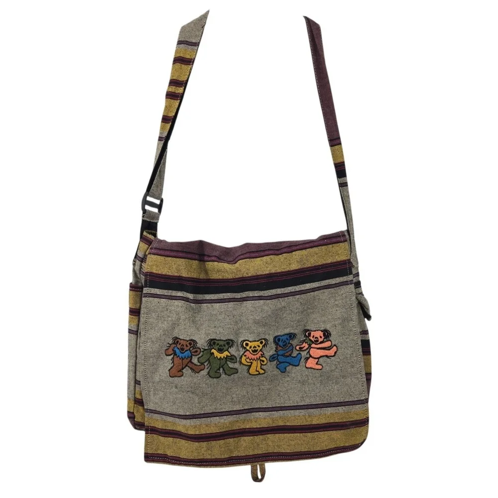 Grateful Dead Dancing Bears Messenger Bag 14